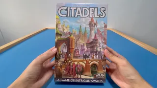 Citadels Board Game (Silent Unboxing)
