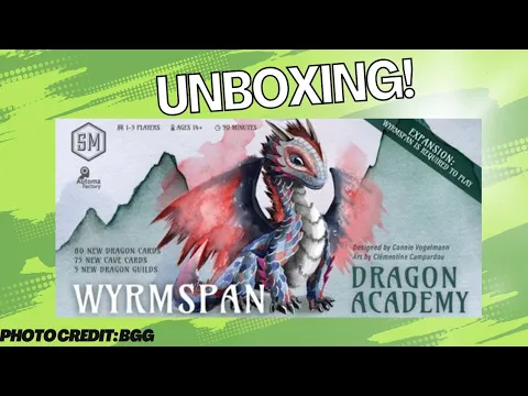 Wyrmspan Dragon Academy: Unboxing