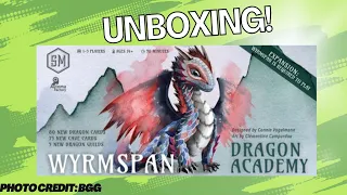 Wyrmspan Dragon Academy: Unboxing