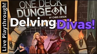 One Deck Dungeon Solo: Gotta Get Down To Get Levelled Up!
