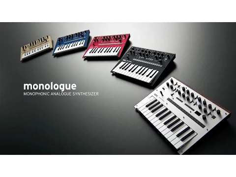 Product video thumbnail for Korg Monologue Analog Monophonic Red Synth &amp; Decksaver