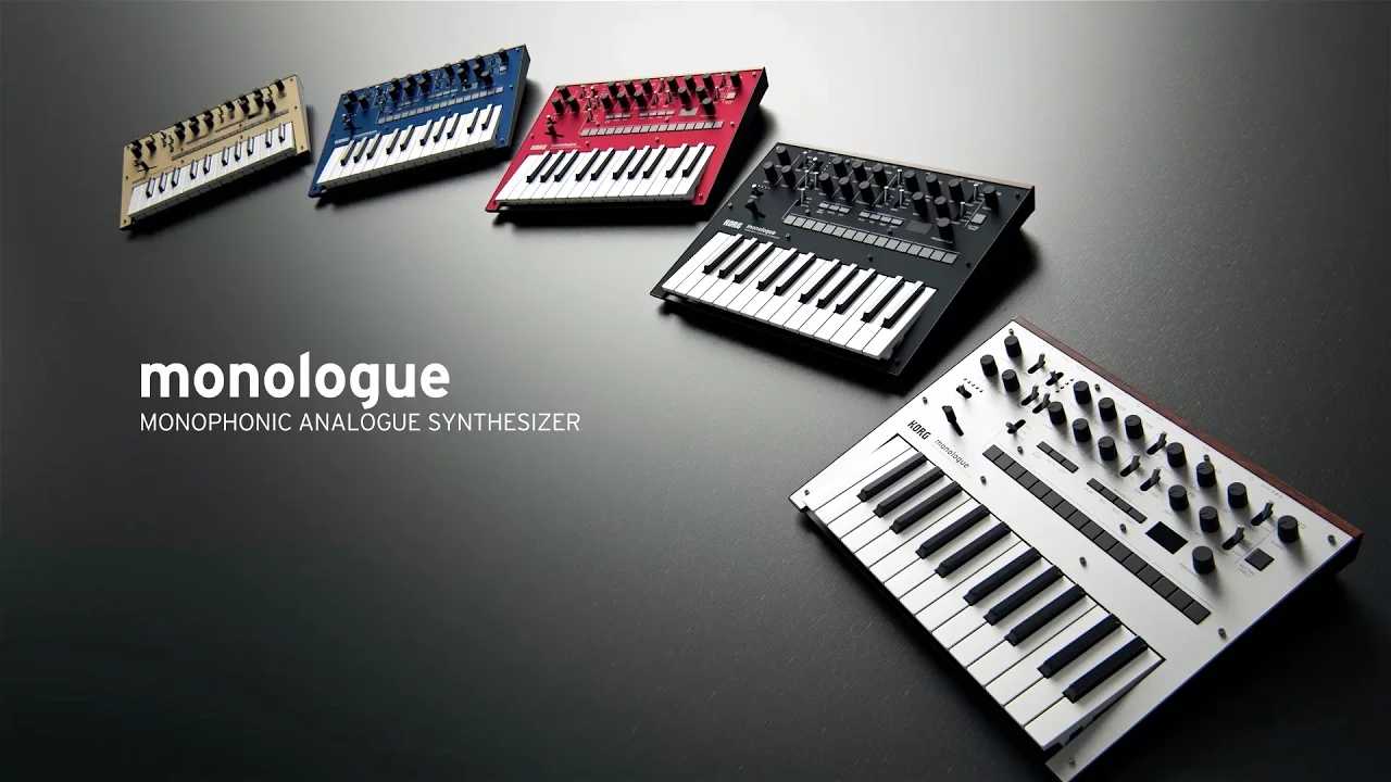 Product video thumbnail for Korg Monologue Analog Monophonic Blue Synth &amp; Decksaver