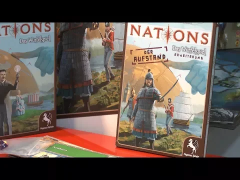 Spielwarenmesse 2018: Nations Würfelspiel Erweiterung - Der Aufstand (Pegasus Spiele)
