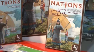 Spielwarenmesse 2018: Nations Würfelspiel Erweiterung - Der Aufstand (Pegasus Spiele)