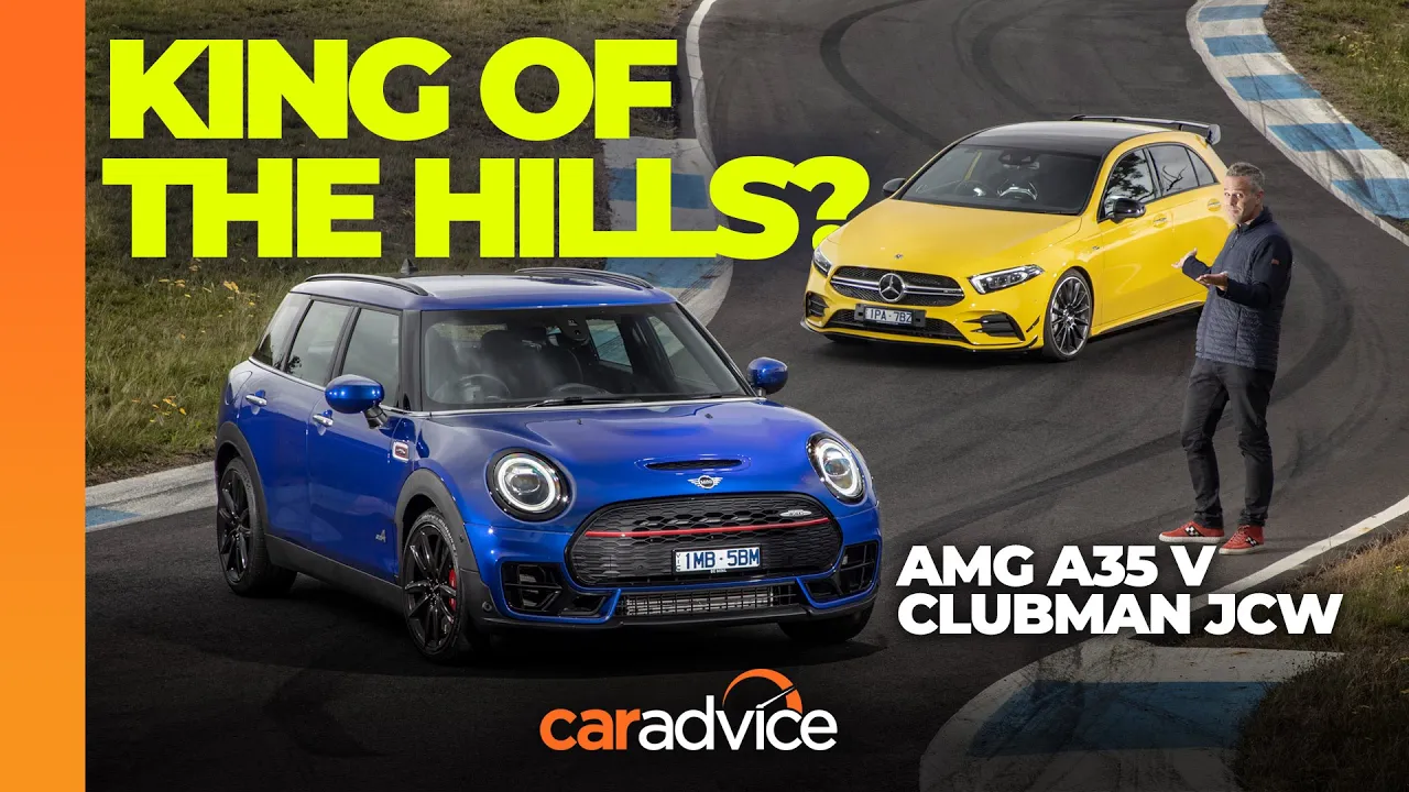 Mini Clubman JCW v Mercedes-AMG A35 | Hill climb fun