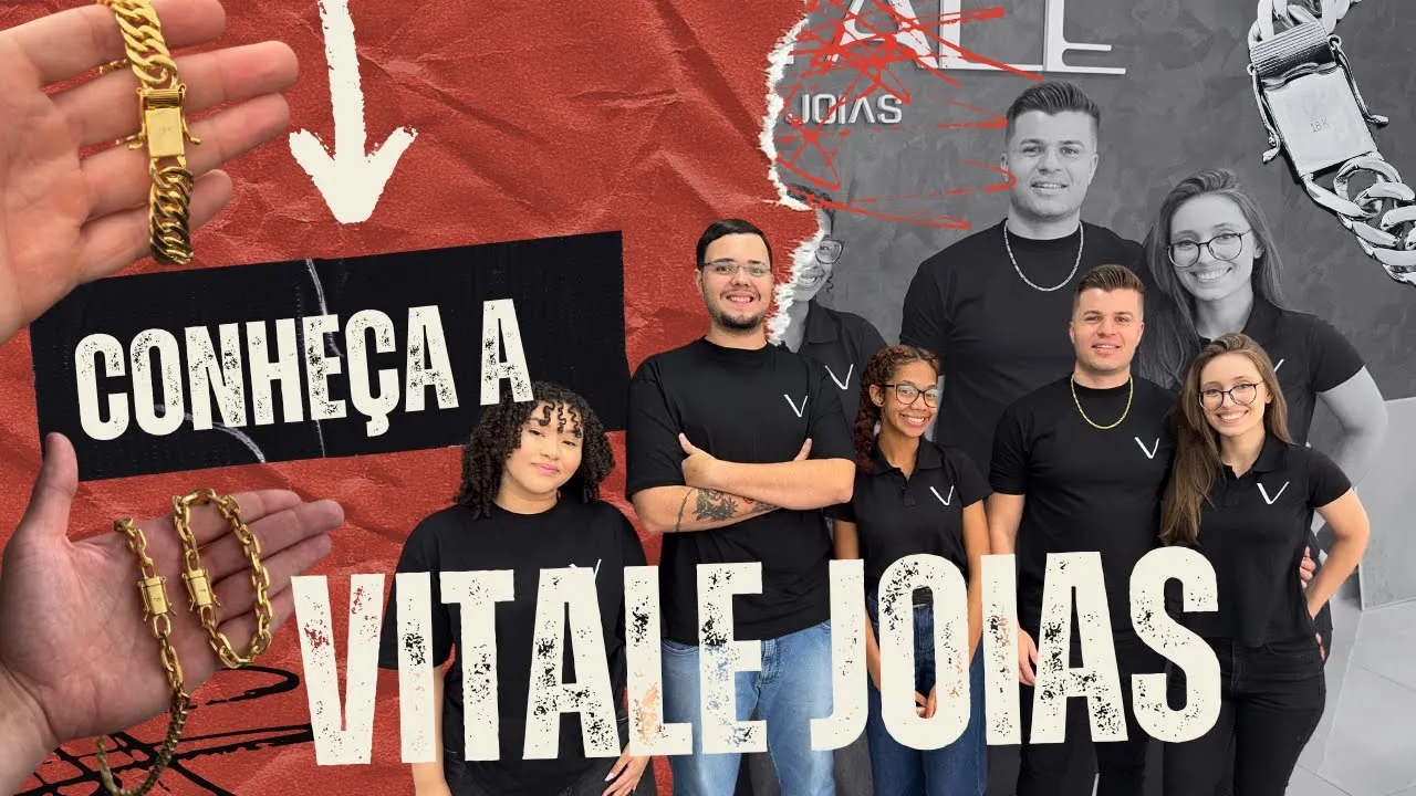 Vídeo de VITALE JOIAS | Joias Banhadas a Ouro Masculinas e Femininas 