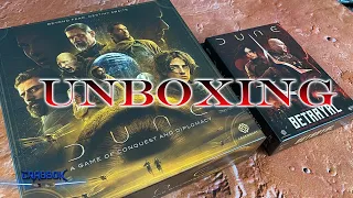 The Spice Must Flow! Unboxing Dune: Betrayal, and Dune: A Game of Conquest and Diplomacy!
