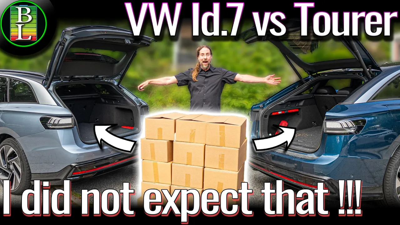 VW Id.7 vs Tourer - How much more space do you really have? 😂