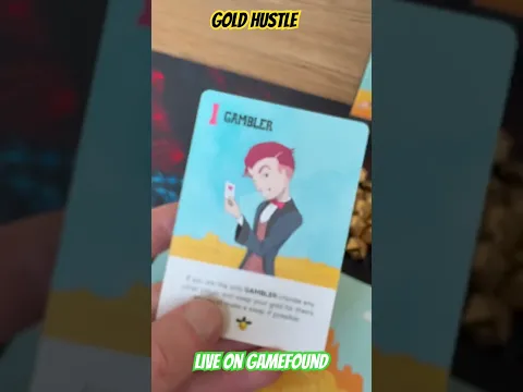Gold Hustle - Live now on Gamefound - March 2025 #CrowdFunding #Kickstarter #Gamefound