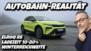 Skoda Elroq RS: Wahre Reichweite im Winter + Ladezeit 10-80% #ev