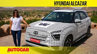 2021 Hyundai Alcazar first impression - The Creta for large families | First Look | Autocar India