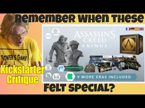 Assassin's Creed Animus - The Board Game - Another AC Game -Kickstarter Critique Review