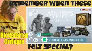 Assassin's Creed Animus - The Board Game - Another AC Game -Kickstarter Critique Review