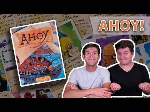 Ahoy | Everything You Need To Know in 30 Minutes! | Asymmetrical Seafaring & Smuggling Board Game!