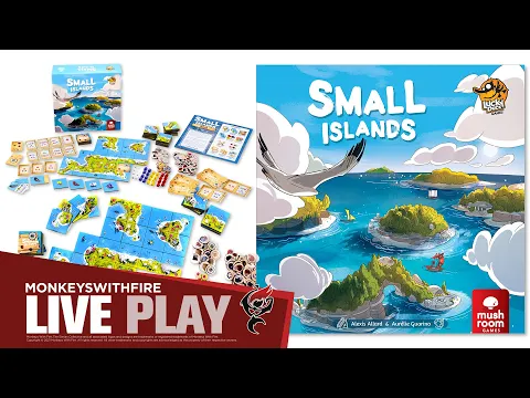 SMALL ISLANDS - LUCKY DUCK GAMES | BOARD GAME LIVE PLAY |