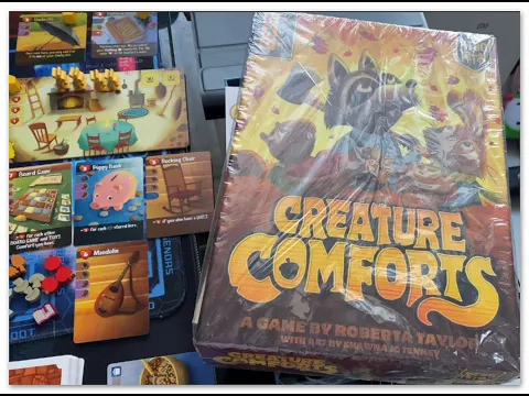 Creature Comforts Introduction + Gameplay + Review and Rebox Fairy Tale Themed Worker Placement Euro
