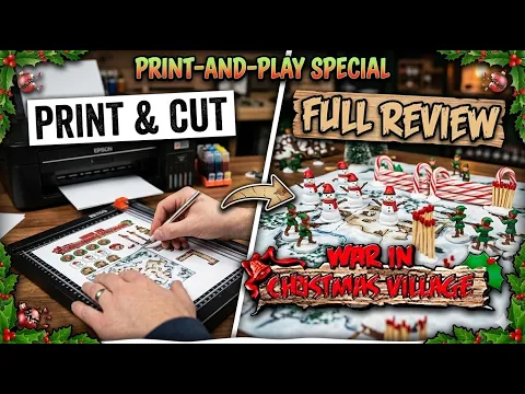 War in Christmas Village - Print and Play Review