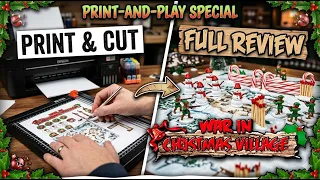 War in Christmas Village - Print and Play Review