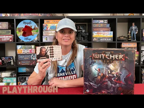 The Witcher Adventure Game Board Game Playthrough