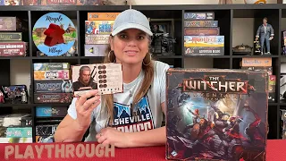 The Witcher Adventure Game Board Game Playthrough