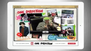 One Direction Scrapbook App for iPad/iPhone