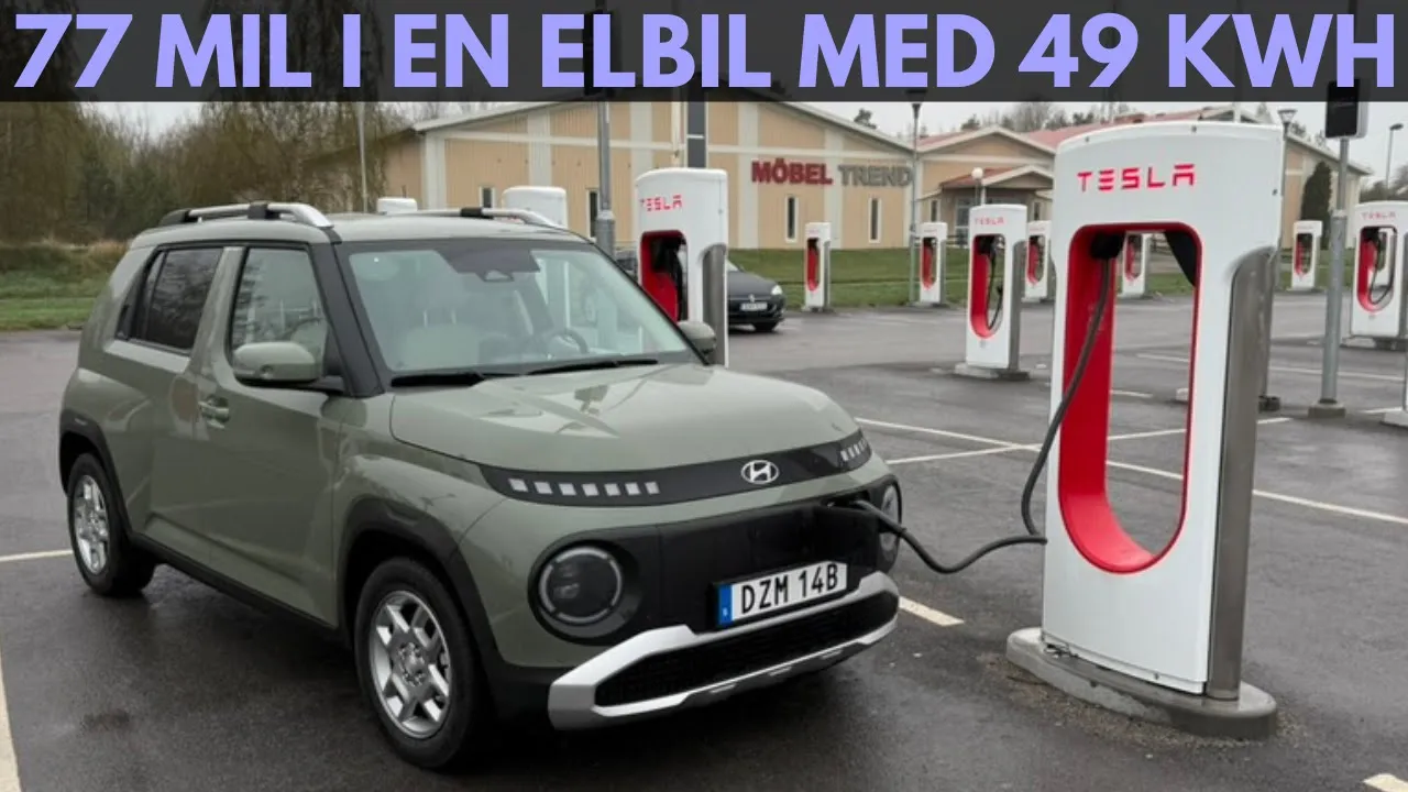 Hyundai Inster är inte byggd för det här men det går ändå | Elbilsmagasinet