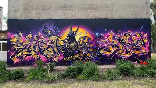 Jam Graffiti ZSBD 2022 ściana BDF 😈 Slash/Daon/Ogryz/Pszet