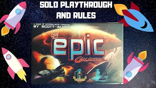 Tiny Epic Galaxies Solo Rules & Playthrough