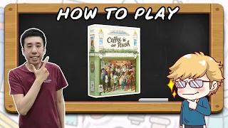 [Eng] Coffee Rush  - How to play by Leslie - Board Game Wanderer - ทำเซียนเหมือนเรียนมา สอนบอร์ดเกม