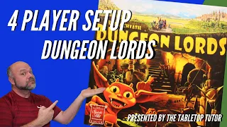 Dungeon Lords - 4 Player Setup