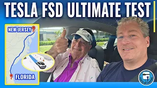 Driving 1,113 Miles on Tesla FSD In 30x Time-Lapse
