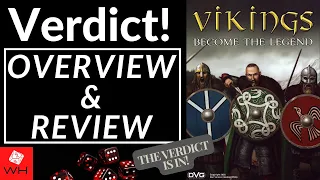 Verdict! Vikings: Become the Legend | Boardgame | Solitaire | Overview | Review