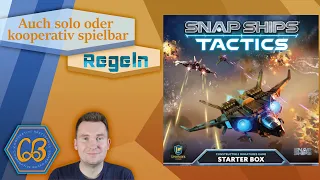 Snap Ship Tactics - Die solo und kooperativen Regeln vorgestellt - Deutsch in 4K