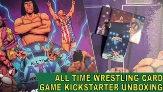 All Time Wrestling Kickstarter Unboxing | Cation Arts Andre the Giant British Bulldog Kurt Angle