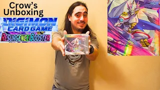 Crow's unboxing Digimon card game Resurgence booster box RB01