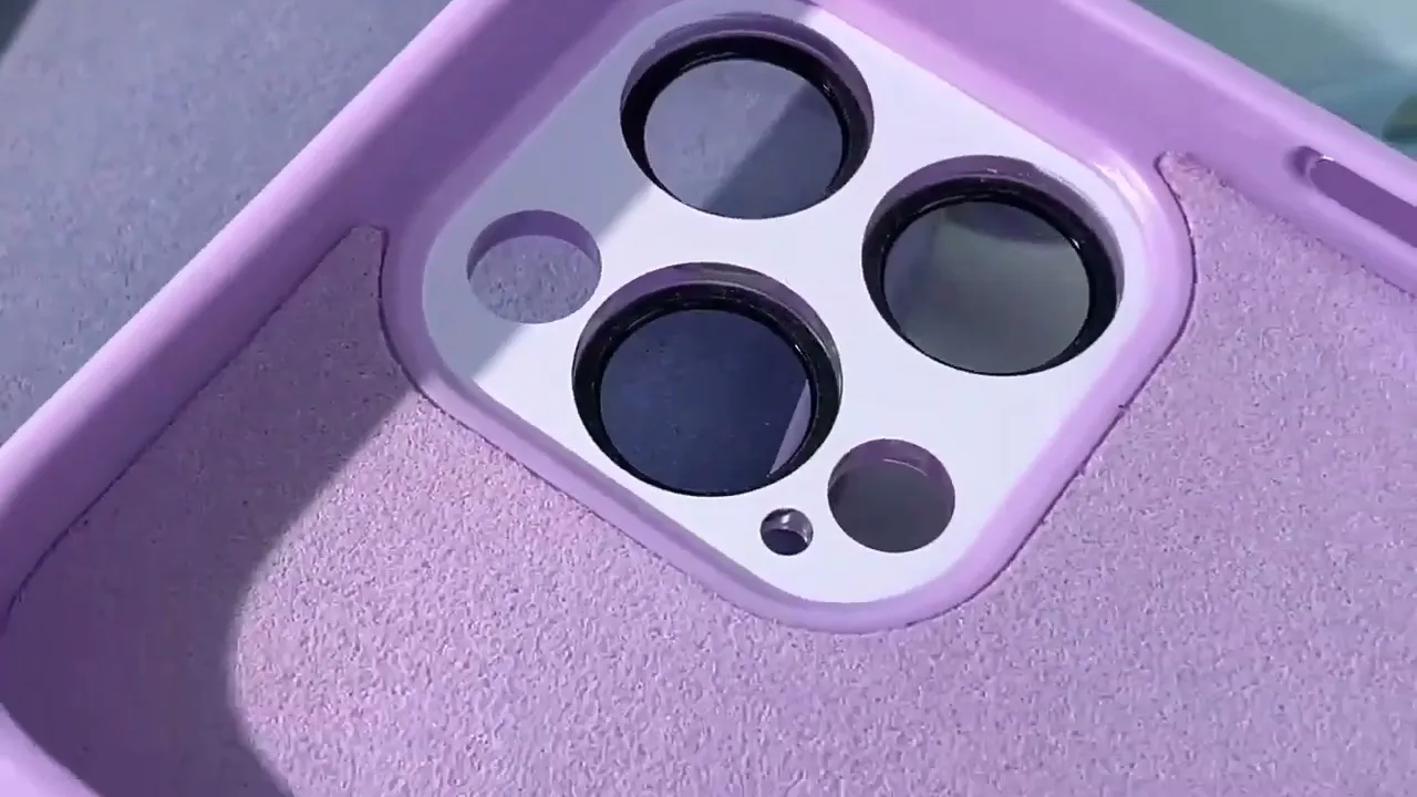 Чехол TPU+Glass Sapphire Midnight with MagSafe для Apple iPhone 12 Pro Max (6.7"), Фиолетовый / Deep Purple
