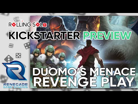 Unstoppable | Kickstarter Preview | Solo Playthrough | Duomo's Menace: Revenge Play