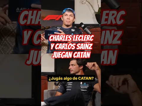 Pilotos Ferrari jugando #catan ¿conoces otros famosos que jueguen? #williams #formula1 #pdl #f1