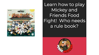 The Purge: # 3885 Mickey and Friends: Food Fight: Skip the Rules and Learn How to Play