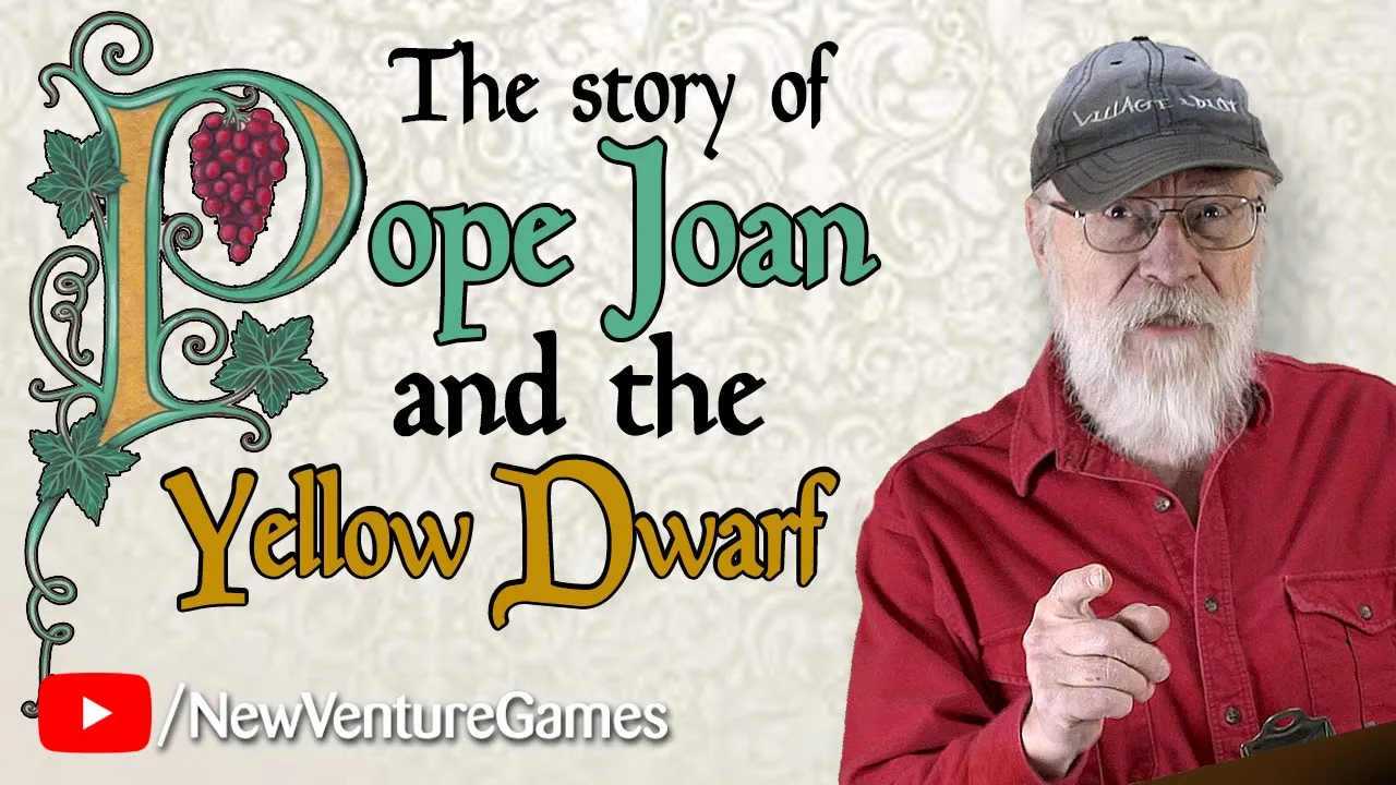 Pope Joan and the Yellow Dwarf! A card game adventure and comparison... by request.