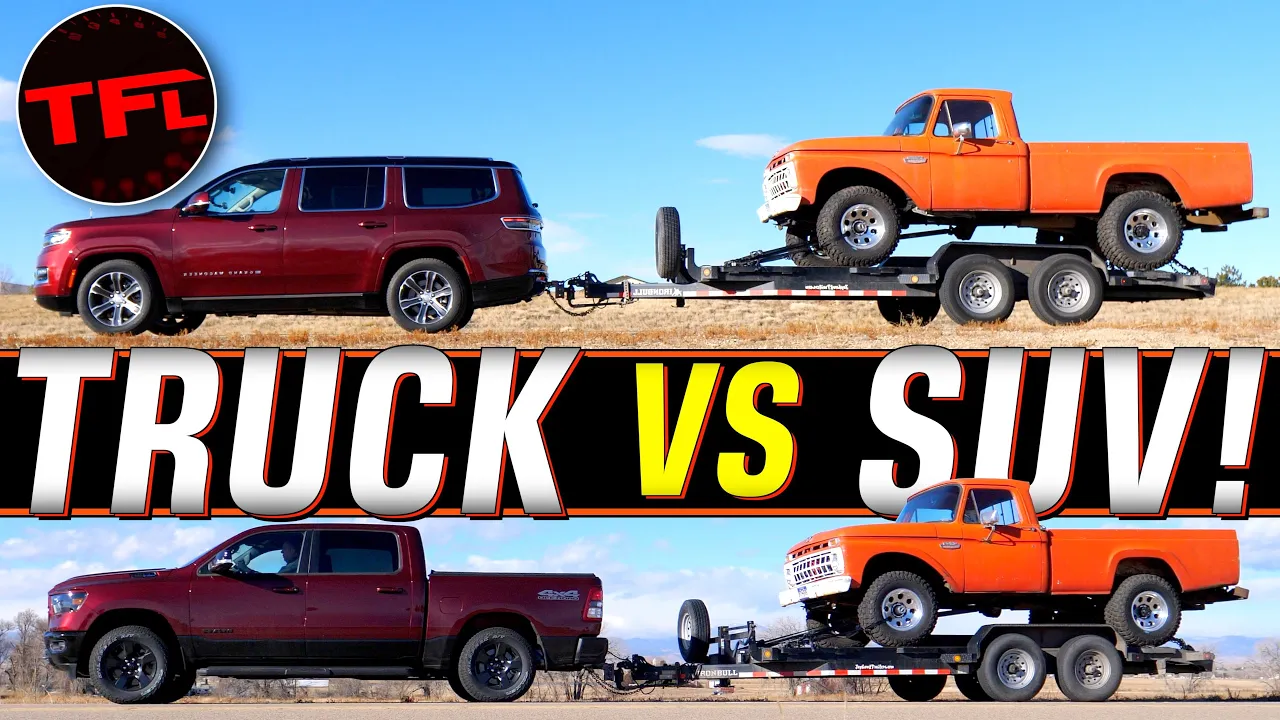 Jeep Grand Wagoneer vs Ram 1500 Tow-a-thon: One of These Tows Much Better Than the Other!