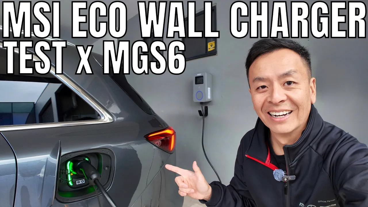 MSI Eco Premium Wall Connector EV Charging Test and Demo with MGS6