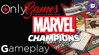 Marvel Champions The Card Game (Sinister Motives - Sandman) Gameplay - Twitch Live Stream Replay