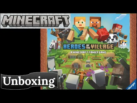Minecraft: Heroes of the Village - Unboxing