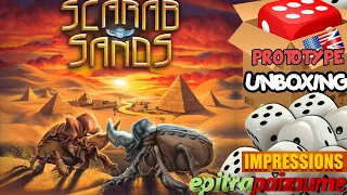 Scarab Sands - Prototype Unboxing & Impressions (EN) by Epitrapaizoume