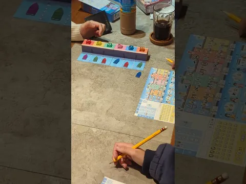 Walking in Burano: Roll & Write #boardgamelife #骰寫彩色島