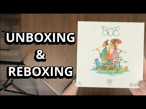 Tokaido Duo - Board Game Unboxing & Reboxing - What's Inside the box?