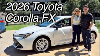 What the heck is a Corolla FX? // 2026 Toyota Corolla FX first look