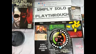 Hostage Negotiator: Conner E. Ogden solo board game| watch | learn | play 02