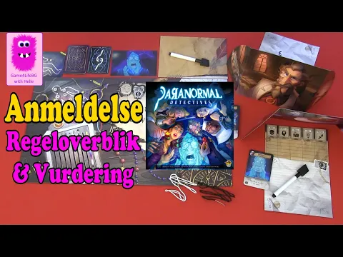 Paranormal Detectives, Spilanmeldelse: Regeloverblik & Vurdering (In Danish, #boardgame #anmeldelse)